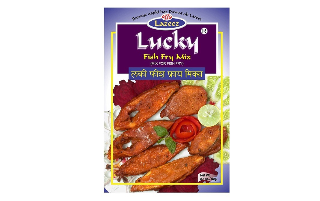 Lucky Fish Fry Mix    Box  60 grams